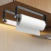 Space Aluminum Kitchen Roll Holder Wall Mounted Paper Towel Holder Kitchen Under Cabinet Roll Paper Holder for Bathroom Kitchen