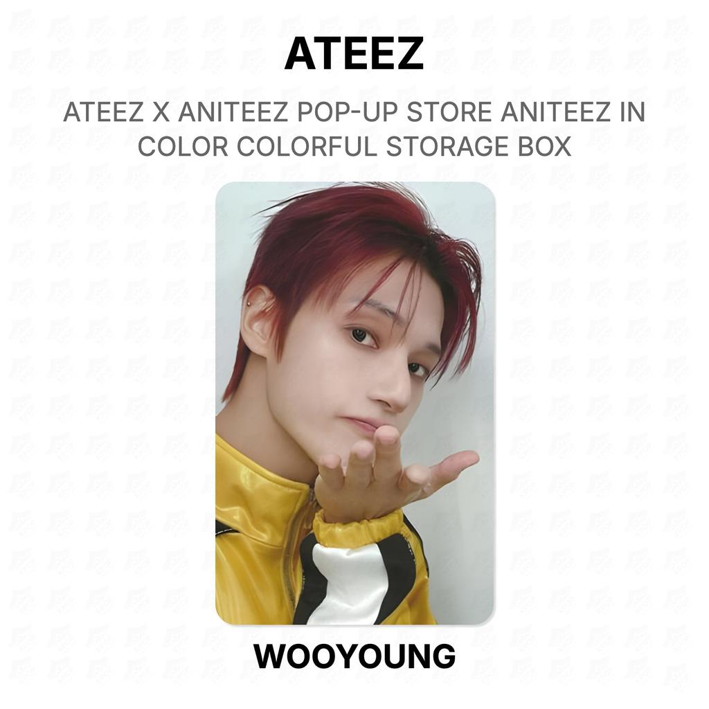 ATEEZ X ANITEEZ POP-UP STORE ANITEEZ В ЦВЕТЕ ЯРКИЙ КОНТЕЙНЕР ДЛЯ ХРАНЕНИЯ Официальная фотокарточка