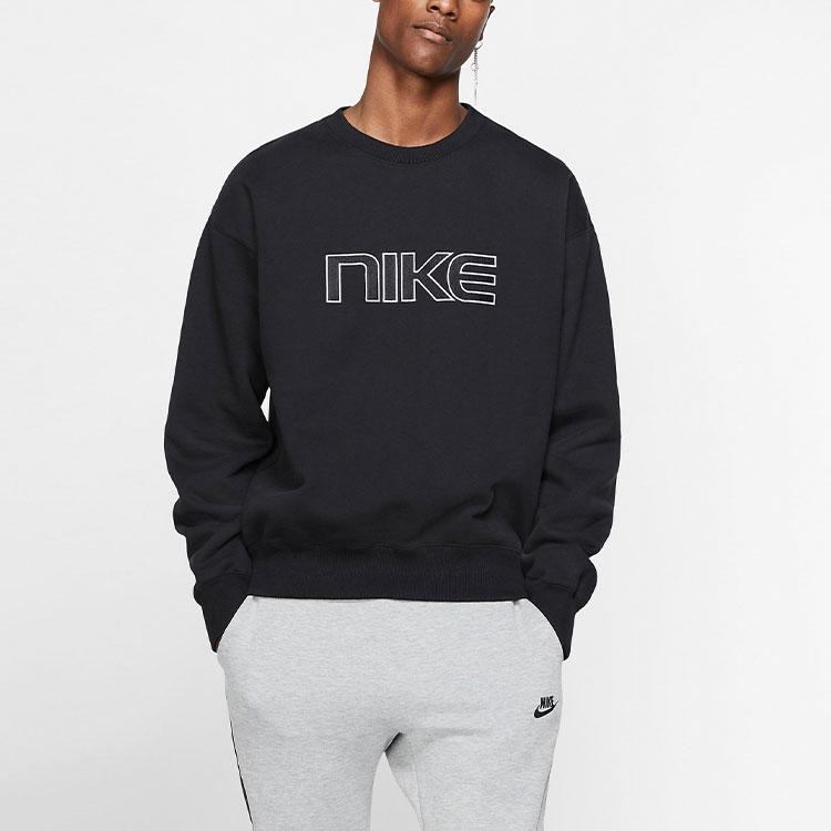 Nike Флисовая кофта Lab Collection с круглым вырезом Черная AV8276-010