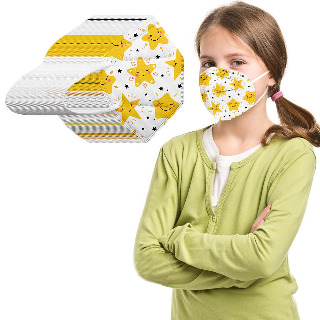 Children's Fruit  Series Printed Face Mask 5-layer Daily Protective Breathable Face Mask