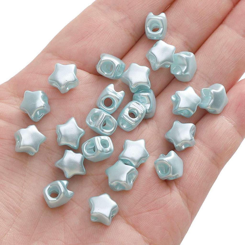 Акриловая перламутровая подвеска в виде звезды для сережек и браслетов своими руками