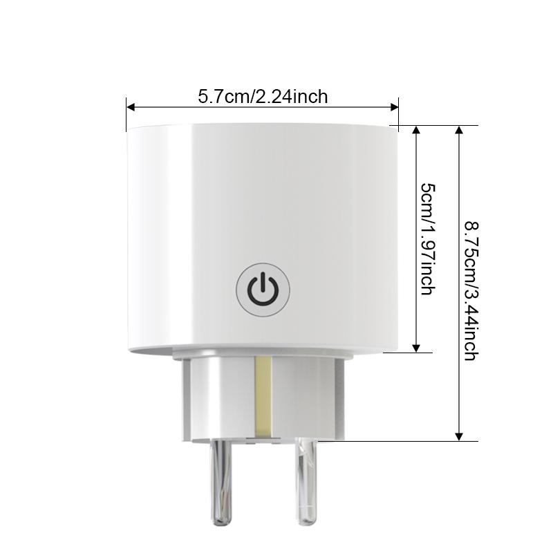 Germa Wi-Fi умная розетка, стандарт ЕС, монитор мощности, функция синхронизации, работа с дистанционным управлением с Alexa и Google Home