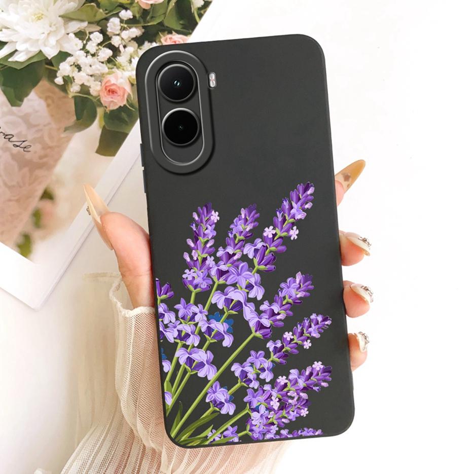 Чехол для Xiaomi Poco M7 Plus PocoM7 4G Красивая Девушка Подсолнух Расписной Чехол для Телефона Для Xiaomi Poco M7 Pro PocoM7 Plus 5G Мягкие Fundas