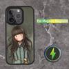 Чехол для телефона S-Santoro G-Gorjuss для iPhone 16,15,14,13,12,11,Pro,Max,Plus,Mini,SE Магнитная беспроводная зарядка MagSafe