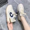 Popular Forrest Gump Shoes Women's 2025 Summer New Thin Breathable Thick-soled Mesh Sneakers Soft-soled Heightening Dad Shoes