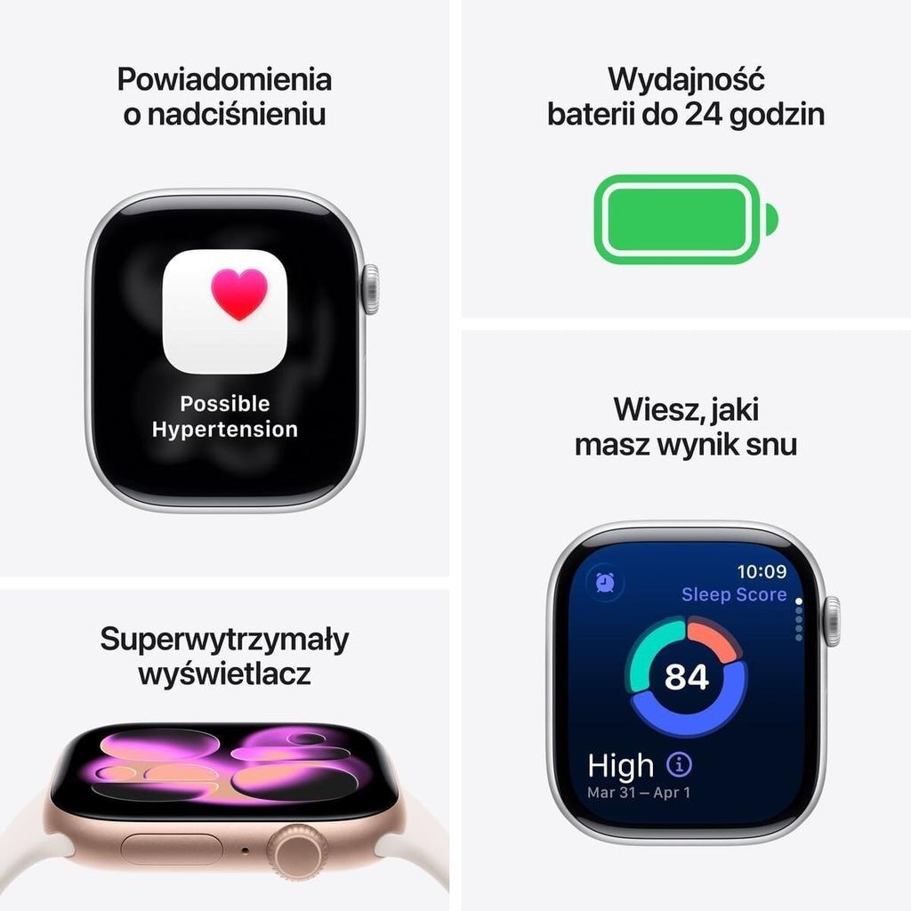 Apple Series 11 Smartwatch GPS Cellular 42mm Silver/Purple