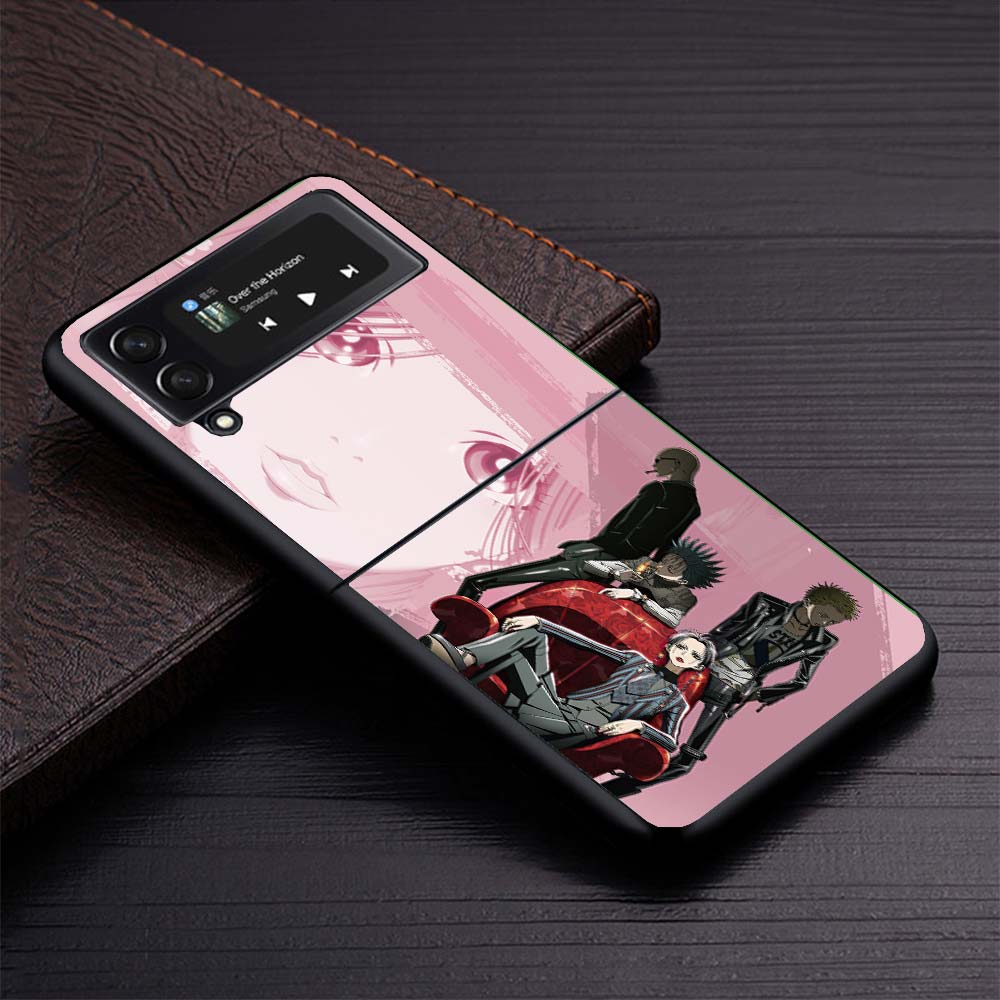 Чехол для телефона Nana Anime Na Na Girl для Samsung Galaxy Z Flip6 5G Flip4 Flip5 Flip3 Черный чехол Z Flip 6 5 4 3 PC-оболочка Coque Galax