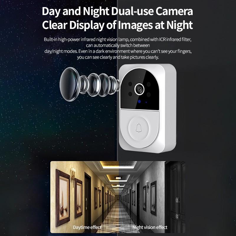 Умный беспроводной Wi-Fi видео дверной звонок телефон дверное кольцо домофон камера безопасности звонок