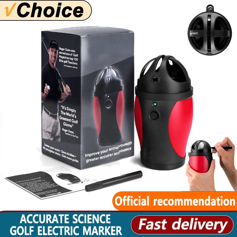 Golf Electric Scriber Finds Rotates Center of Gravity Distribution Line LED Ball Painter Accessories Ball Spot Marker Tool