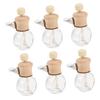 BEBEMOKO 6pcs Car Aroma Clip Air Vent Bottle Air Vent Empty