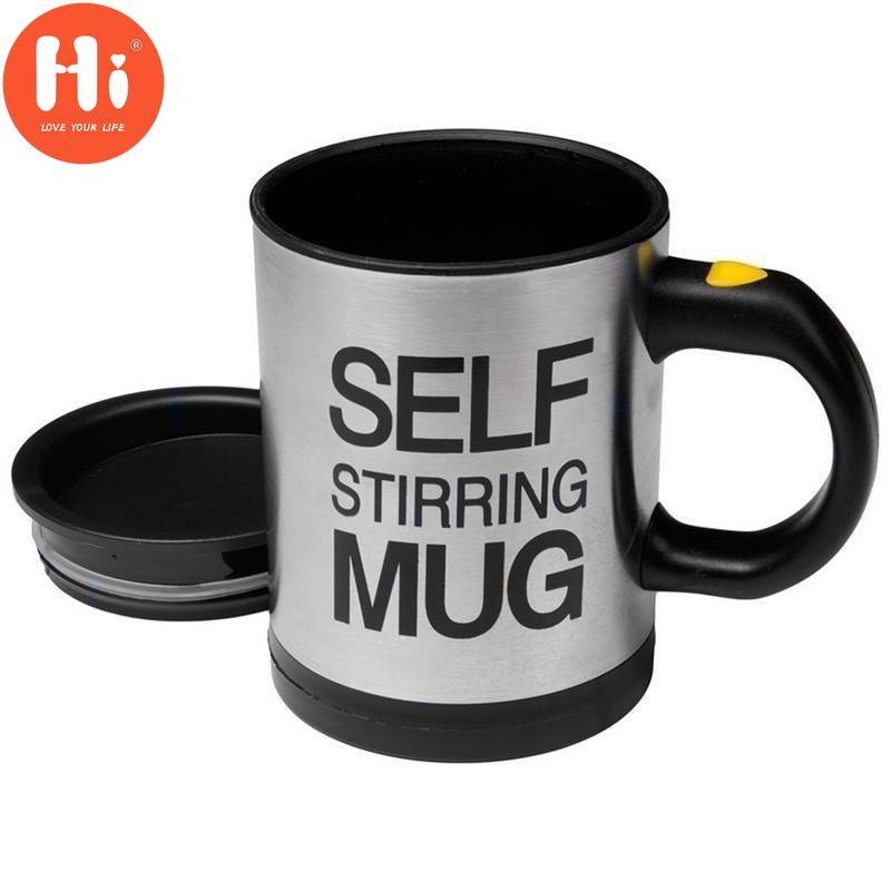 Hi Coffee Mug Self Stirring Quitter Travel Lazy Coffee Mixing Cup Home