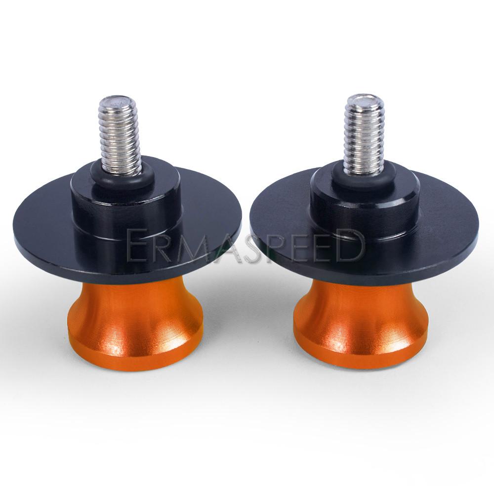 2 шт., 6 мм, 8 мм, 10 мм, универсальные катушки маятника для мотоцикла, ползунки, винты с подставкой для поворотного рычага с ЧПУ для мотоцикла, уличного спорта, грязи