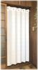 Accordion Solid Room Noren Privacy Heat and Cold Adjustable C122 Flame-retardant Curtains, White, Divider, Curtain, Long, Partition, Closet, Screen,