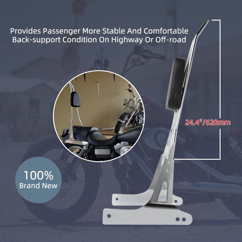 Motorcycle Accessories For Harley Dyna Fat Bob Street Bob Super Glide Custom Low Rider Rear Backrest Sissy Bar Passenger