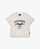 HARLEY-DAVIDSON COLLECTIONS® [Женская] Укороченная футболка с орлом Слоновая кость_Hh26111059