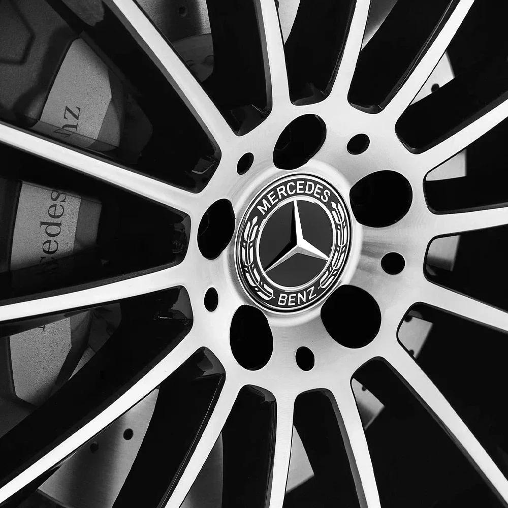 Автомобильная наклейка Для Benz Горячая 75 мм Колпачки центральных ступиц колес Автомобильный значок Аксессуары Для Mercedes Benz Maybach AMG W212 W213 CLE CL G