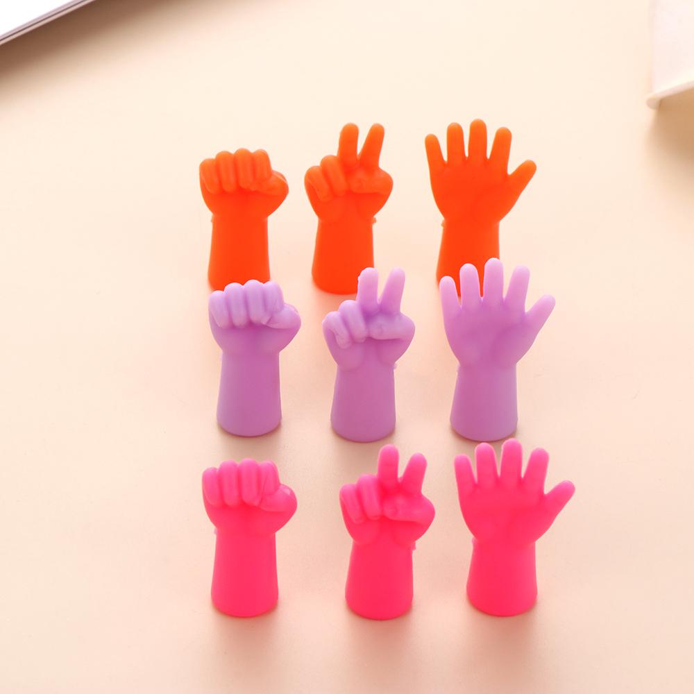Gesture Mix Shaped Sewing Tools Needle Tip Weave Stopper Knitting Needles Stitch Protectors