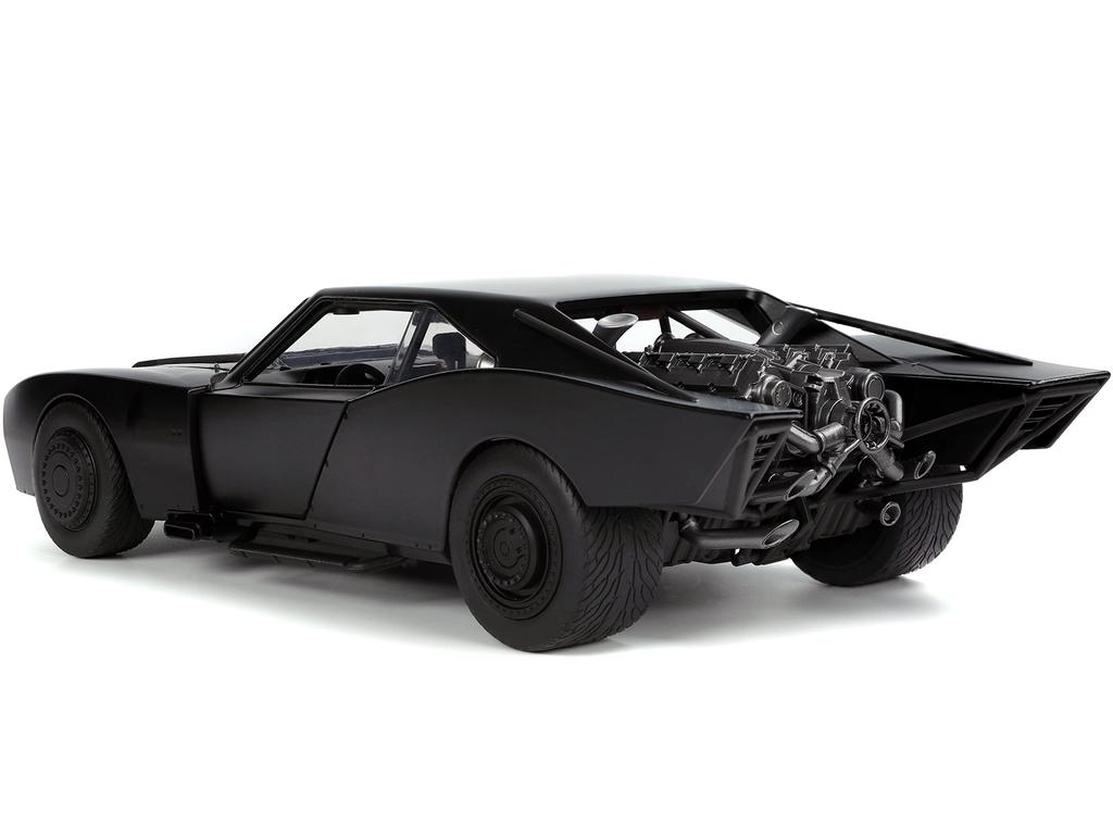 Jada Toys DC Comics Batman Lighted Batmobile Diecast Car Batman Figure Toys для детей и взрослых черного цвета 118 и 3,75 дюйма,