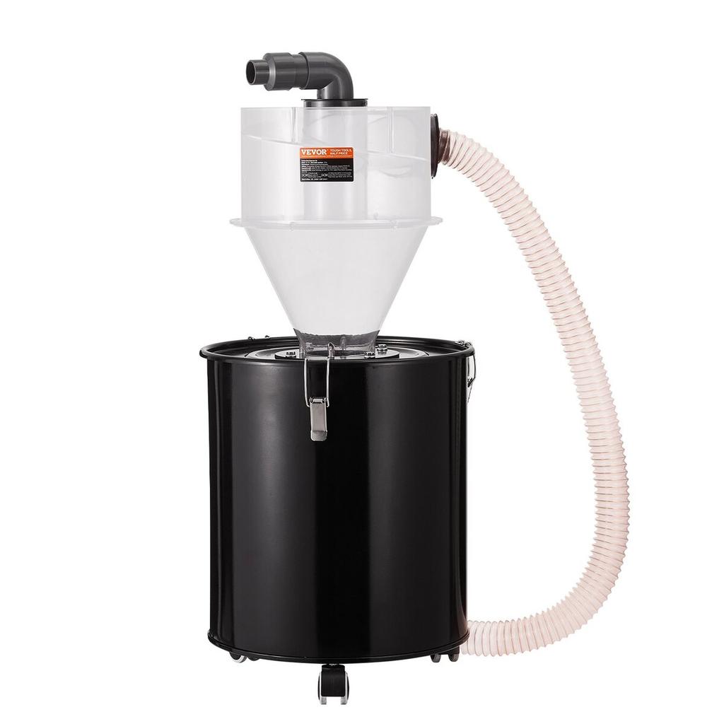 Cyclone Dust Separator w/ Tank Vacuum Cleaner Separator 4" for 50L Tank