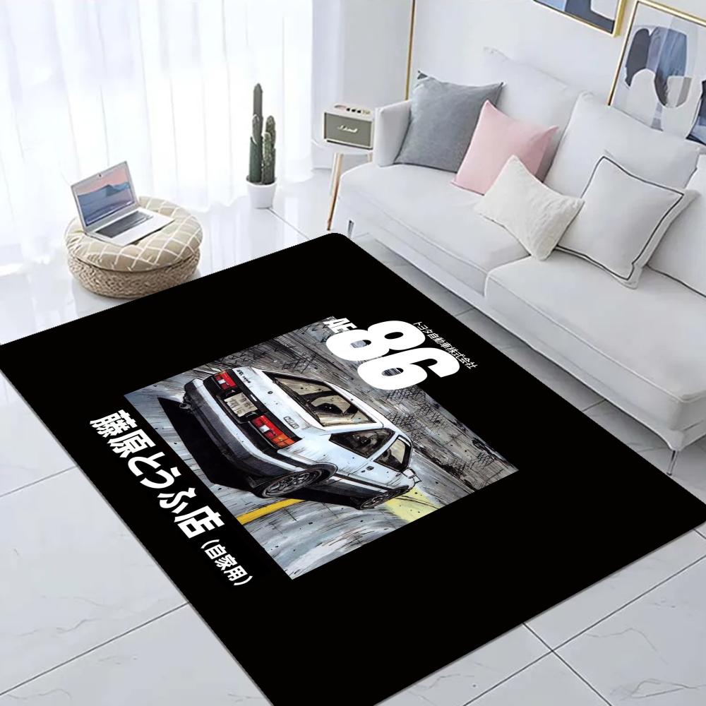 Коврик для пола Initial D Коврик для ванной Комната детей Спальня Декор Балкон Противоскользящий коврик для двери Гостиная Коврик с надписью Welcome