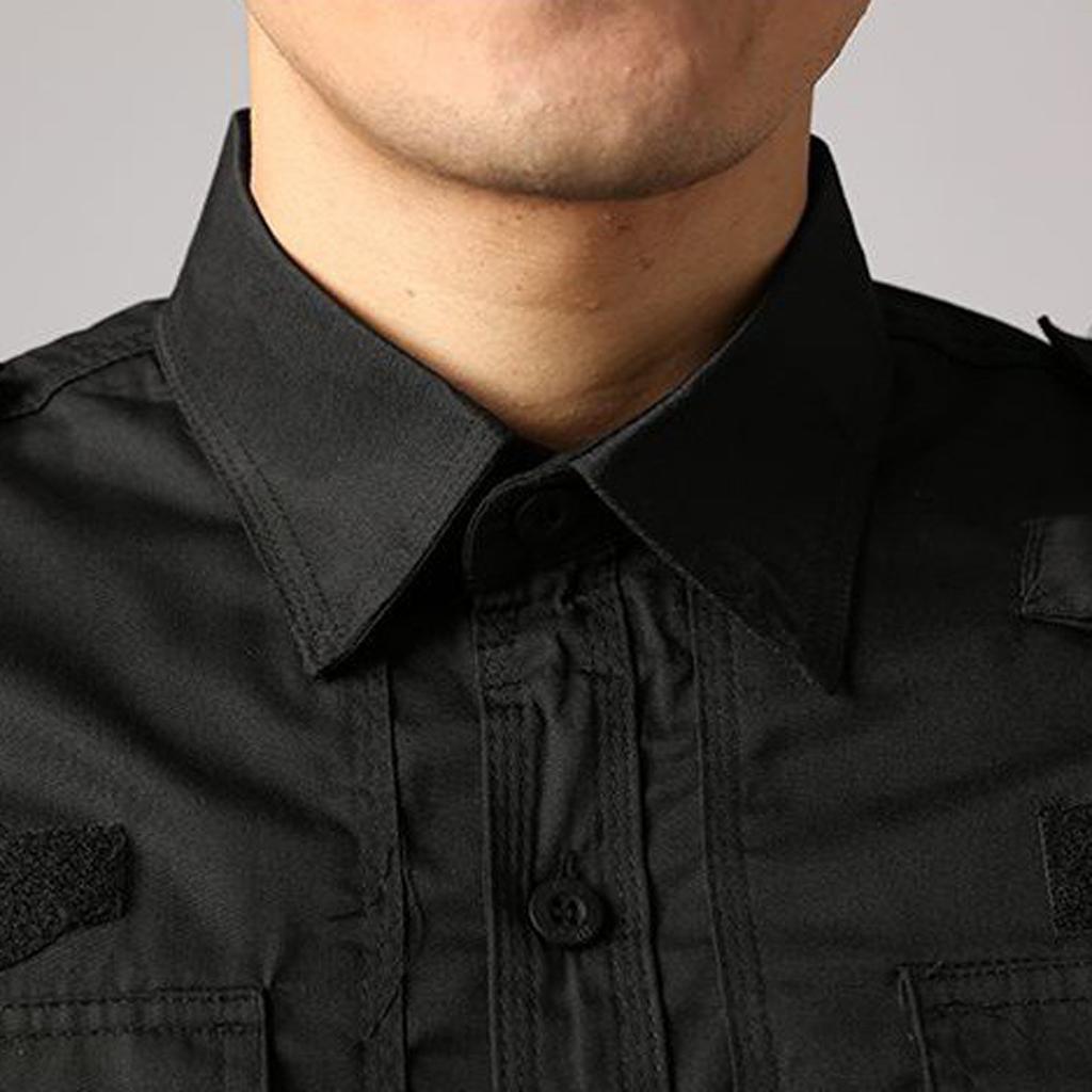 Черная униформа, униформа охранника, одежда для семинаров, тренировок на открытом воздухе, водонепроницаемая, лето, осень, длинный рукав