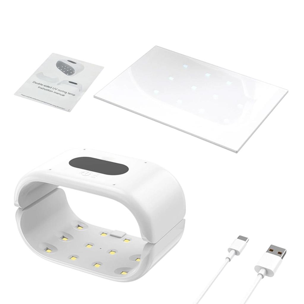 Dual Sided UV Resin Curing Lamp Uv Resin Solidifier For Jewelry Making And DIY Crafts With Fast Two Way Hardening