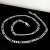 4mm Figaro Necklace for Men and Women – Popular European & American Jewelry Accessories