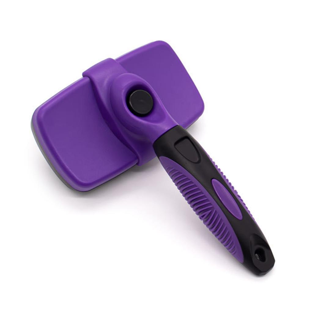 Самоочищающаяся пуходерка для кошек, антикоррозийная расческа для ухода за питомцами для удаления колтунов