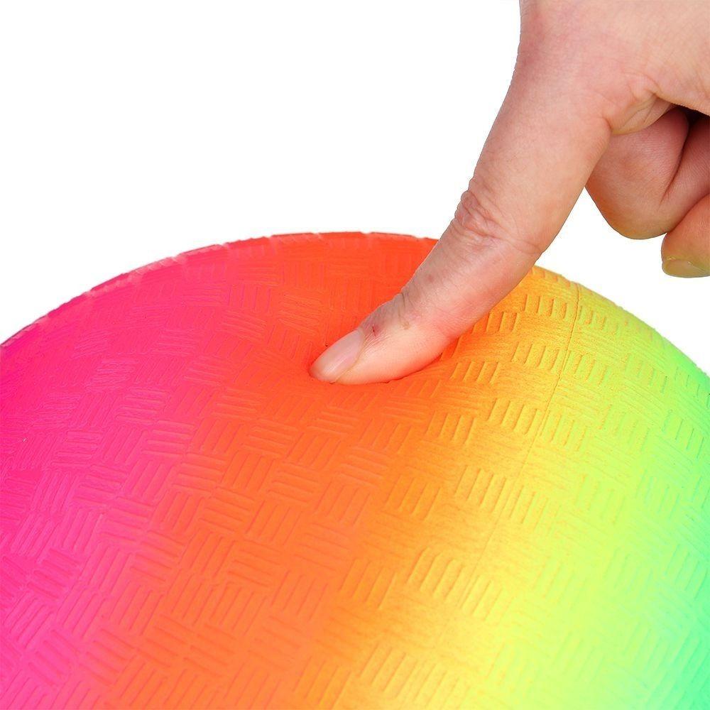 Toy Volleyball Beach Rainbow Balls Inflatable Football Toy Rainbow Football PVC Playthings
