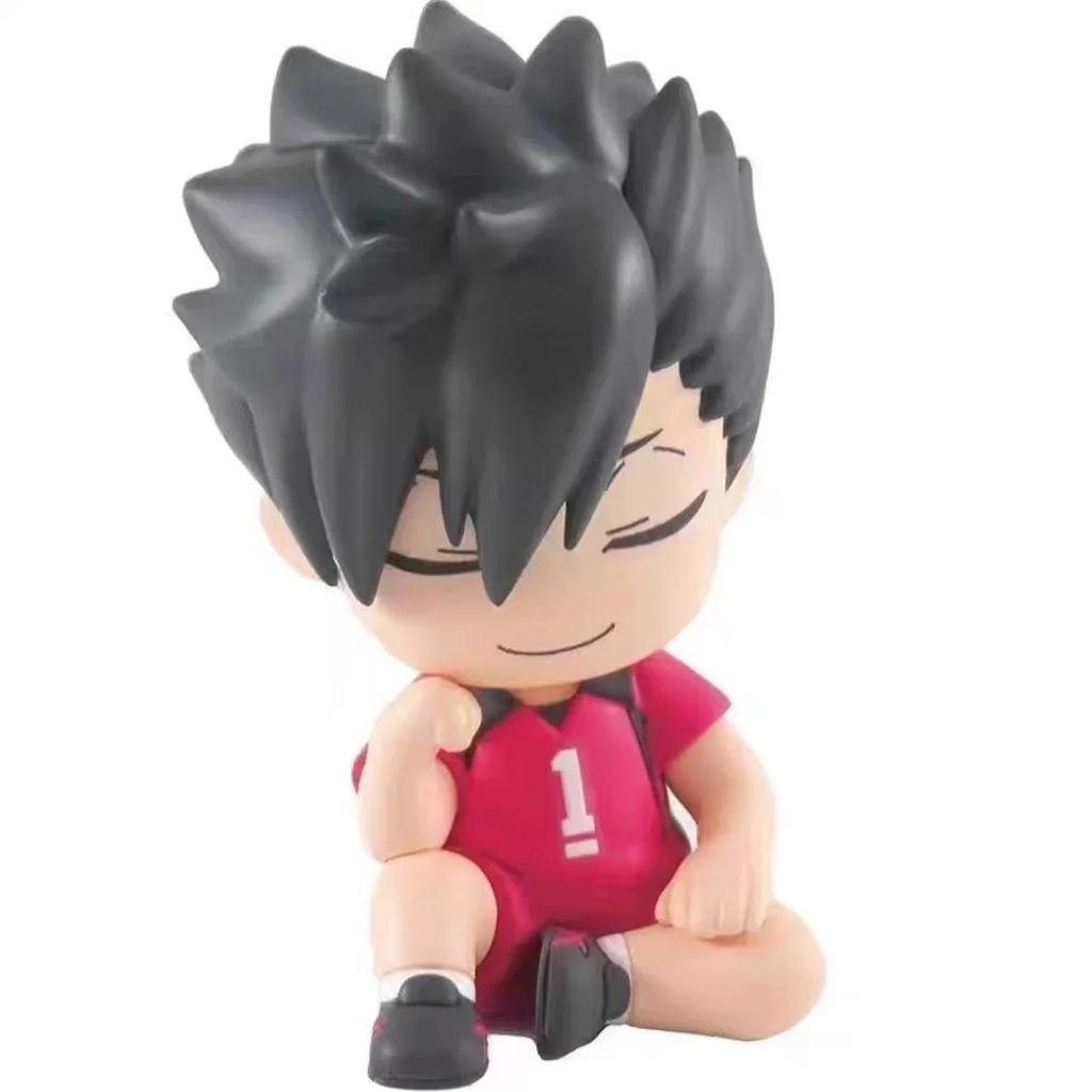 Genuine Gacha Haikyuu Shoulder To Shoulder Sitting Figure Shoyo Hinata Tobio Kageyama Action Figure Toys