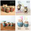 Ceramic Owl Ornaments - Home Decor Animal Crafts 1003