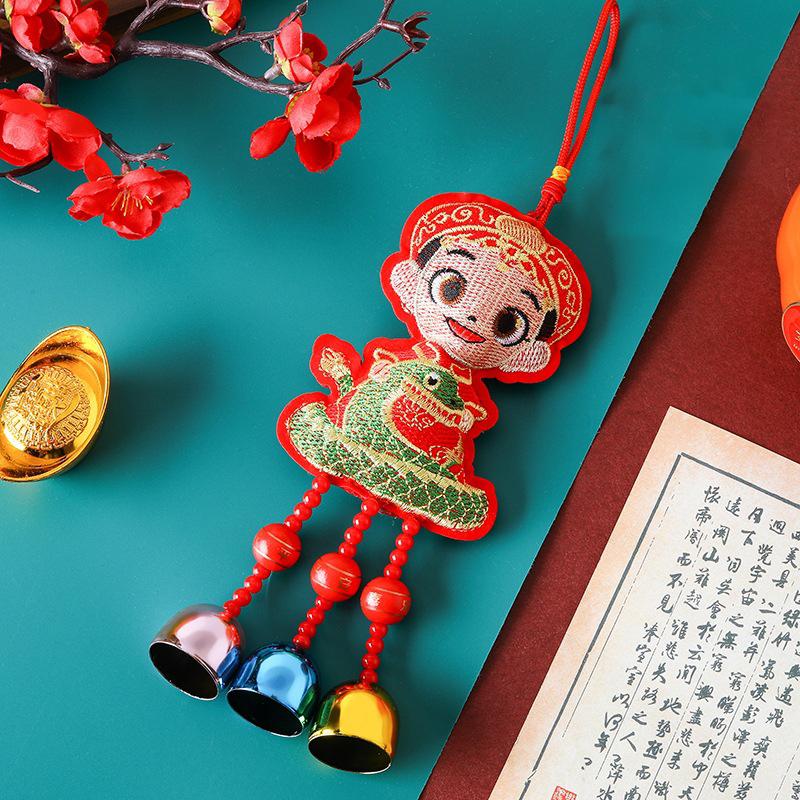 Сумка с ароматом змеи в виде колокольчика с кисточкой для автомобиля, украшения на Новый год и весенний фестиваль