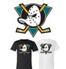 Футболка Anaheim Mighty Ducks Ретро Основной логотип команды S-6XL Отслеживание!! Футболка Unisex