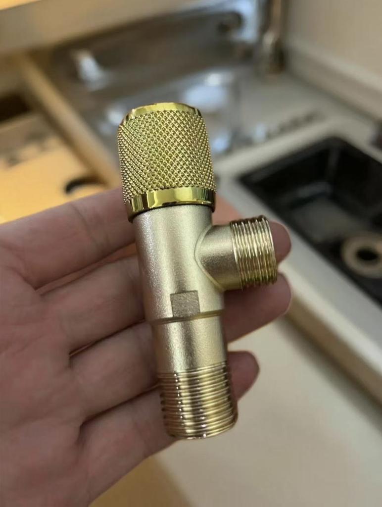 4 Точки Впускной клапан смесителя G1/2 Латунный трехходовой клапан Нагреватель Водозапорный клапан Ванная Туалет Стиральная машина Универсальный переключатель