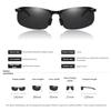 Yellow Night Vision Driving Sun Glasses with UV400 Protection Trendy Anti-glare Polarized Sunglasses Suitable Fishing Cycling