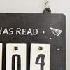 Hanging Book Read Tracker Handmade Wooden Book Counter Has Read Book This Year Bookshelf Hanging Sign Book Lovers Gift