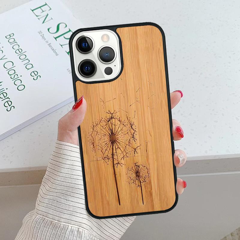 Bamboo Wooden ANIMALS Phone Case For IPhone 18 17 Air 15 16 16e 14 13 Pro Max Coque 12 11 Pro Max PLUS fundas cover