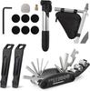Multifunction Bike Tool Kit With Mini Pump Tire Repair Bag for Cyclists Race Cycling Adventure