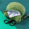 Earphone Storage bag Couple Gift Mini Wallet Keychain Frog Plush Coin Bag Zipper Coin Purses