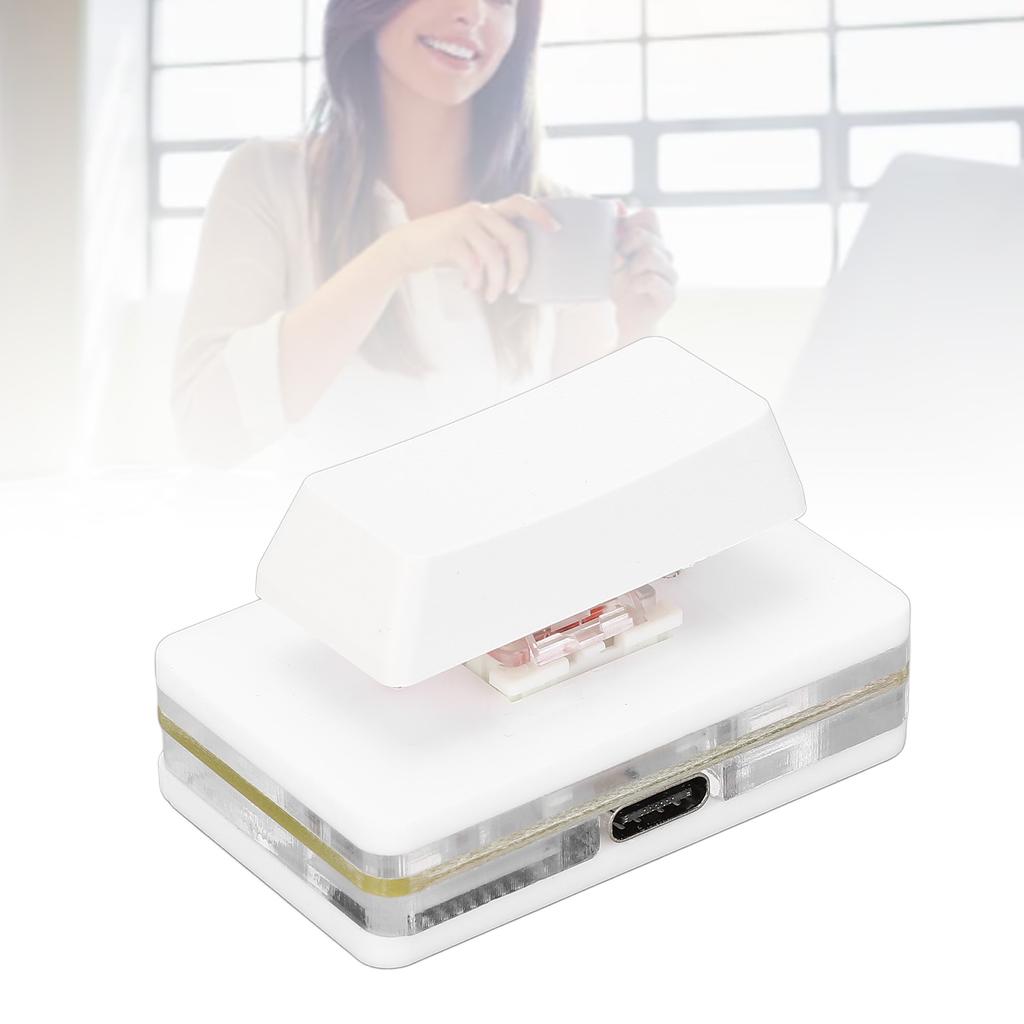 Программируемая пользовательская USB-кнопка Одиночная клавиатура Клавиатура для OSU RGB Механическая Красная Type C Проводная Индивидуальная горячая клавиша для игр