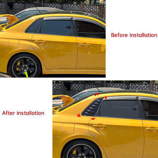 Subaru Impreza WRX STI (2011-2014 гг.) Наклейки на жалюзи автомобиля - 1 пара