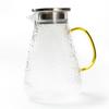 Heat-Resistant Hammered Glass Teapot