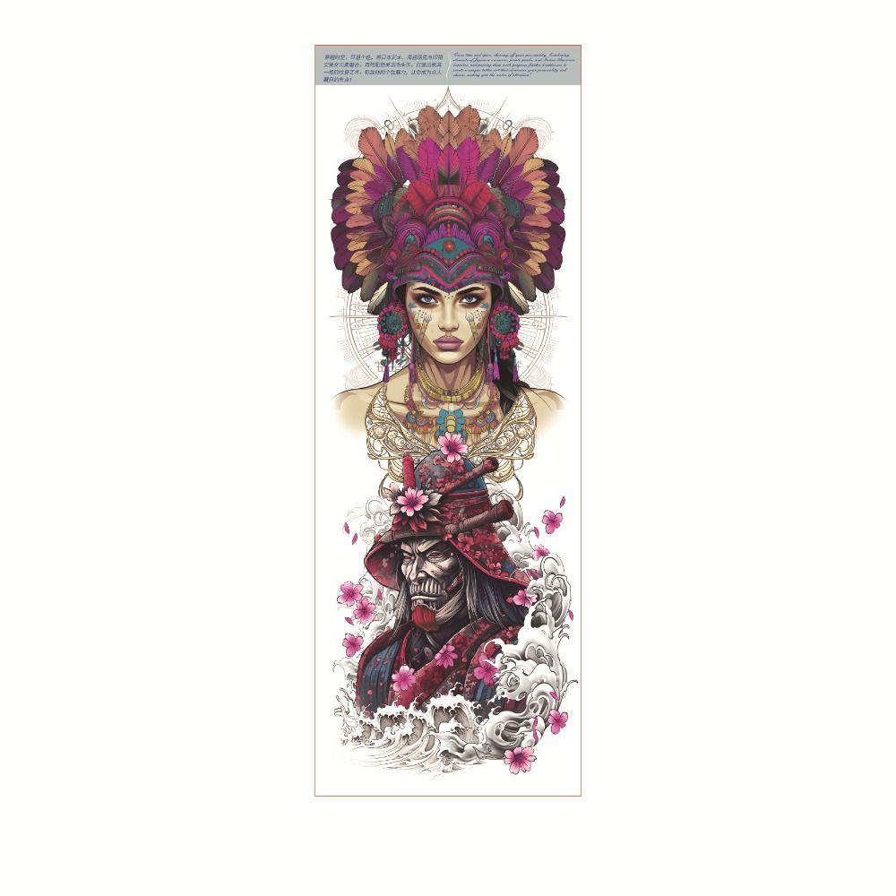 Water Transfer Decals Full Arm Tattoo Stickers Snake Butterfly Body Art Sticker Hand