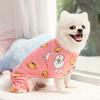 Пижамы для домашних животных с рисунком животных, нарядное платье с четырьмя ногами, теплые комбинезоны для собак, наряд, товары для домашних животных