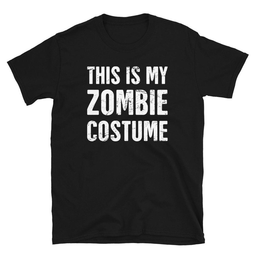 Zombie Costume T-Shirt / Lazy & Funny Halloween Costume Shirt (Unisex)