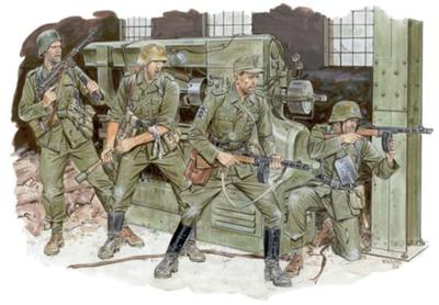 Platz Dragon 1/35 Вторая мировая война Немецкий Железный крест Восточный фронт 1944 Пластиковая модель DR6006 (Человек)