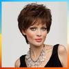 Fashion Short Straight Wig With Air Bangs HW180