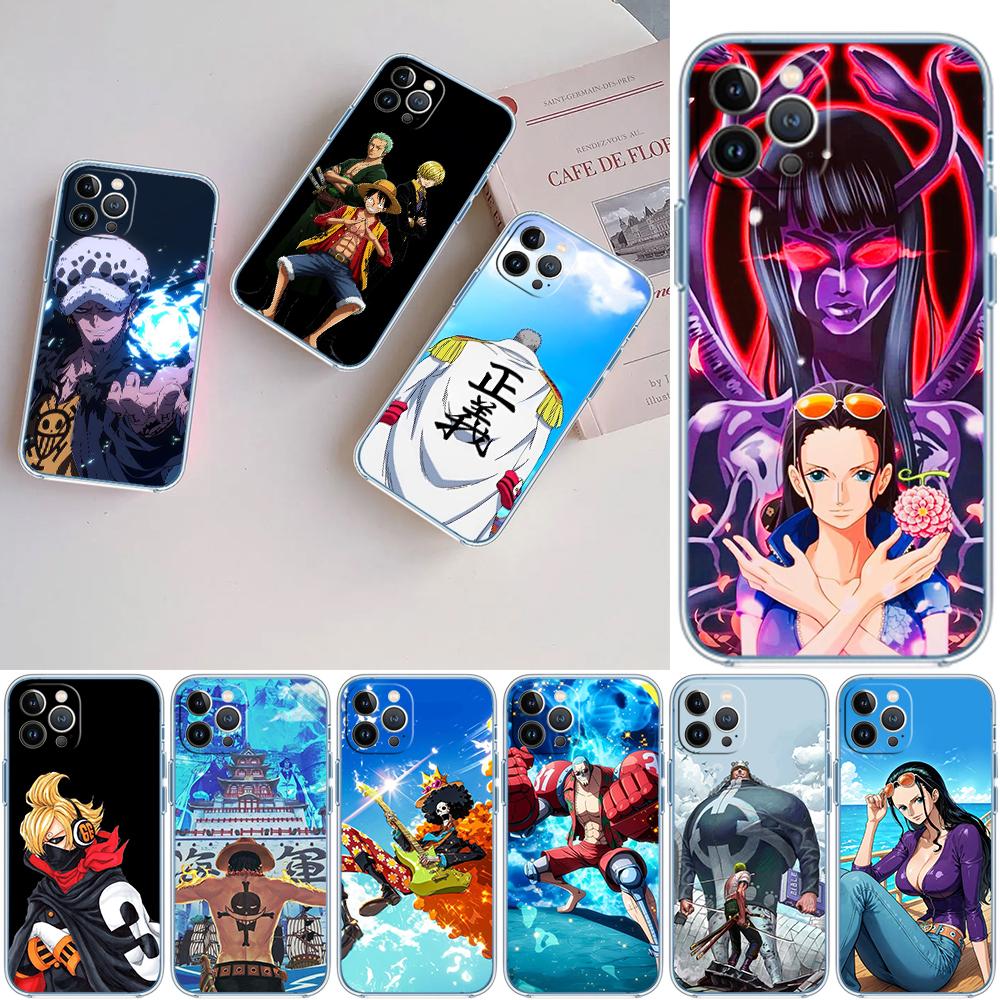 One Piece Cartoon Phone Case for Motorola Moto G10 G20 G30 G31 G32 G34 G35 G41 G42 G50 G51 G52 G55 G60 G60S G62 G71 G72 G75