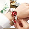 OLEVS wristwatch for women, mechanical, automatic, cute, ladies' watch, ceramic, pink gold, date, crystal, red, ladies watch