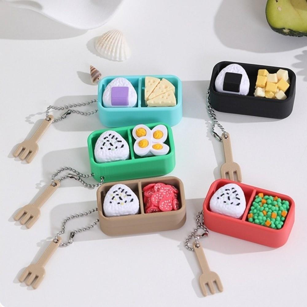 Imitation Sushi Sushi Keychain Clicker Simulation Food Keychain Fidget Keychain Christmas Gifts